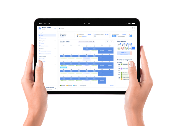 Software de control horario y fichaje para empresas